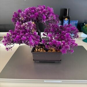 Pink Artificial Bonsai Tree